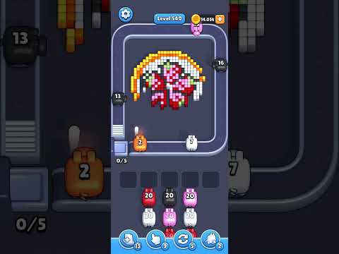 Pixel Flow Level 540 Walkthrough