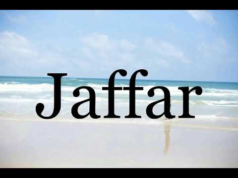 How To Pronounce Jaffar🌈🌈🌈🌈🌈🌈Pronunciation Of Jaffar