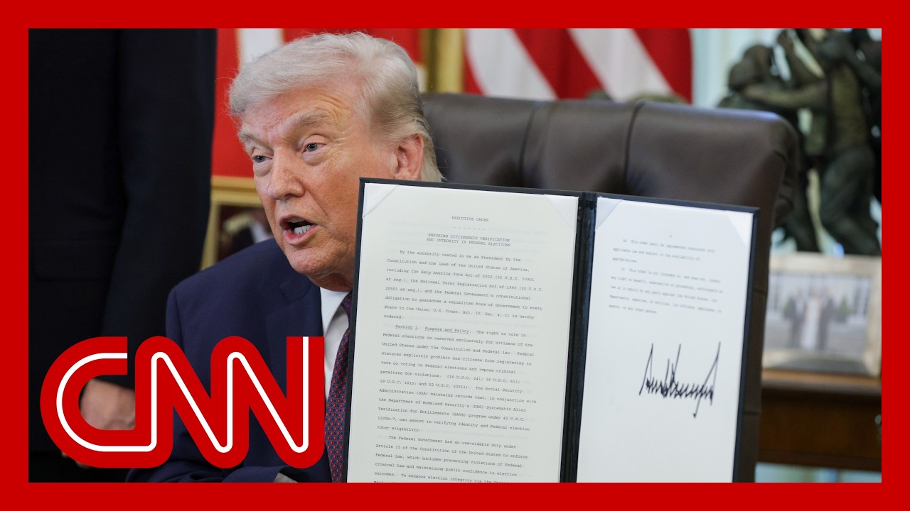 Live: Trump signs executive order