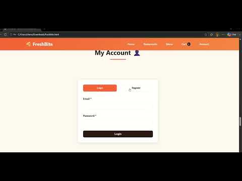 Task Demo - DAS002728 - FreshBite - Online Food Ordering