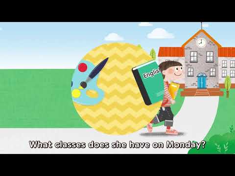 Let's Smile 4 Unit 5 Chant - School Classes