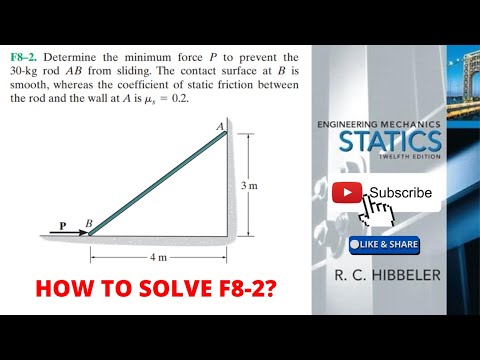 F8-2 hibbeler statics chapter 8 | hibbeler statics | hibbeler