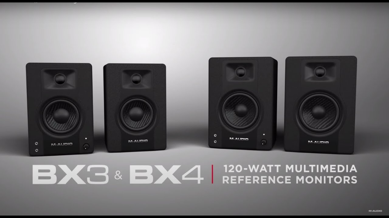 M-Audio Studiomonitore BX4BT Schwarz