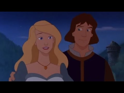 The swan Princess 1994: Finale between Prince Derek and Rothbart.