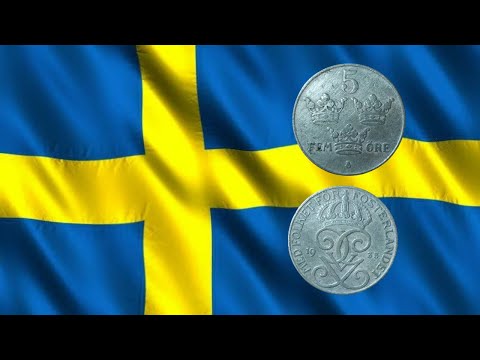 5 Öre - Gustaf V - Sweden 1935