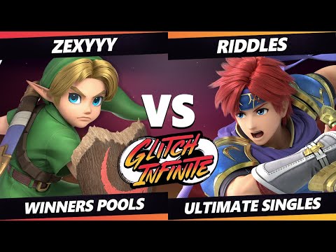 Glitch Infinite - Zexyyy (Young Link) Vs. Riddles (Roy) - SSBU Ultimate Tournament