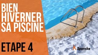Hivernage de la piscine - Etape 4 : rincer le filtre et boucher les skimmers