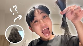 10年ぶりに前髪作って号泣wwwwww