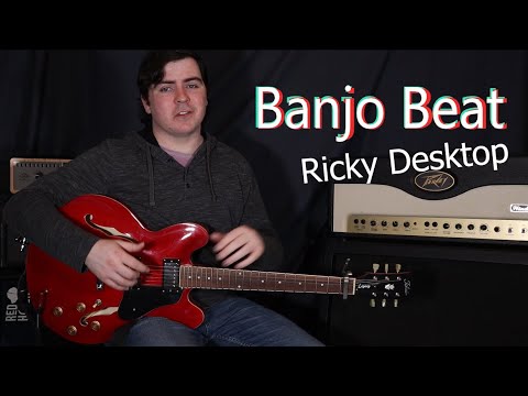 How to Play Banjo Beat on Guitar - Ricky Desktop | Tab | Guitar Lesson