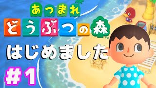 【スイッチ】あつ森 実況プレイ #1【あつまれ どうぶつの森】｜EggGAMES