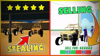 Stealing and Selling Vehicle from MILITARY BASE - Dude Theft Wars