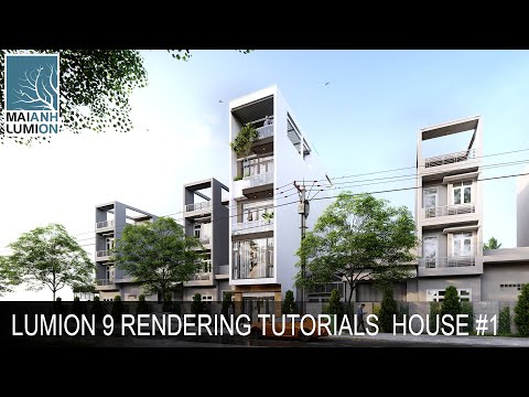 LUMION 9 RENDERING TUTORIALS HOUSE #1