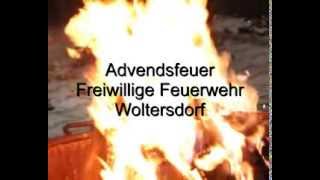 preview picture of video 'Adventsfeuer der Freiwilligen Feuerwehr Woltersdorf'