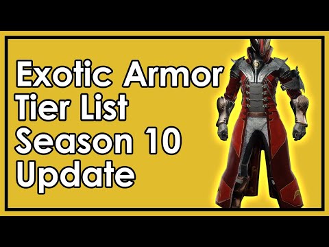Destiny 2: Exotic Armor Tier List Season 10 Update