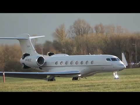 M-BIZZ Gulfstream G650ER with VIP passengers at Dublin Airport, Ireland 🇮🇪