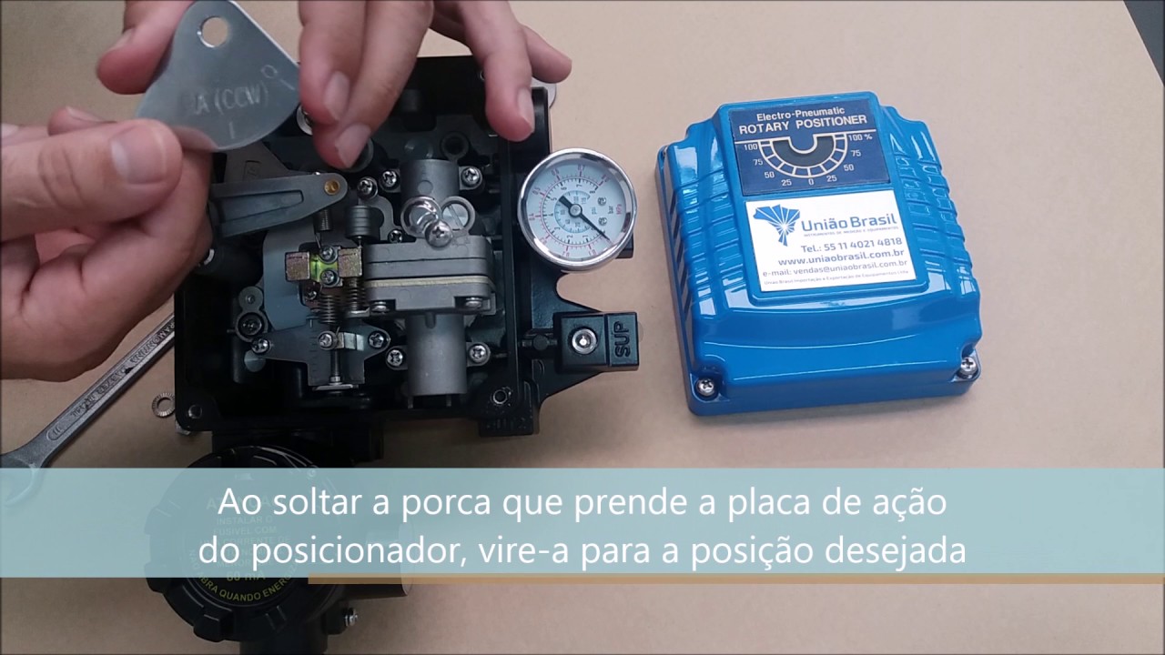 Mudança de ação posicionador rotativo YT1000