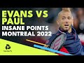 Dan Evans vs Tommy Paul Insane Tennis Points! | Montreal Quarter-Final 2022