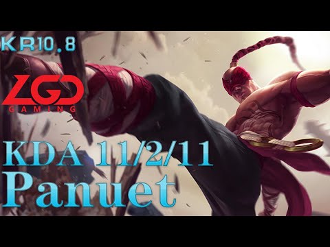 LGD Peanut leeSin VS Gragas Jungle - Patch 10.8 KR Ranked