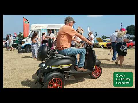 Retro 500 Mobility Scooter Green Power Trike Ellectric