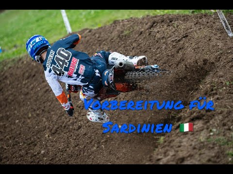 MINI MX VLOG8 VORBEREITUNG FÜR MX2 GP IN SARDINIEN IM TIEFEN SAND!!!!
