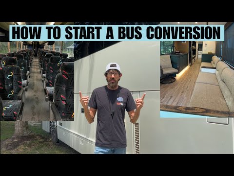HOW WE STARTED OUR PREVOST BUS CONVERSION (AND HOW YOU CAN TOO!) 🚍 From Buying to Building