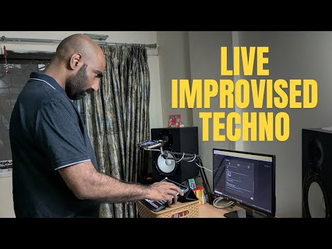 Live Improvised Techno Jam 6 | miRack | iPad