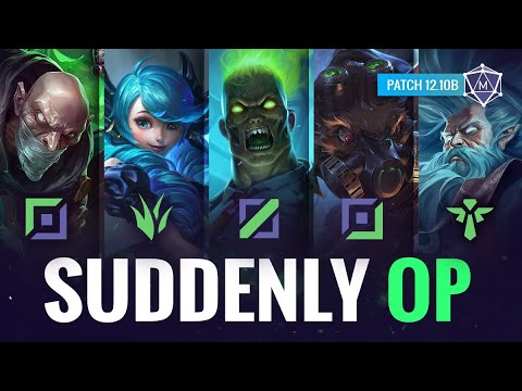 10 SUDDENLY OP CHAMPIONS in Patch 12.10 | Mobalytics LoL Season 12