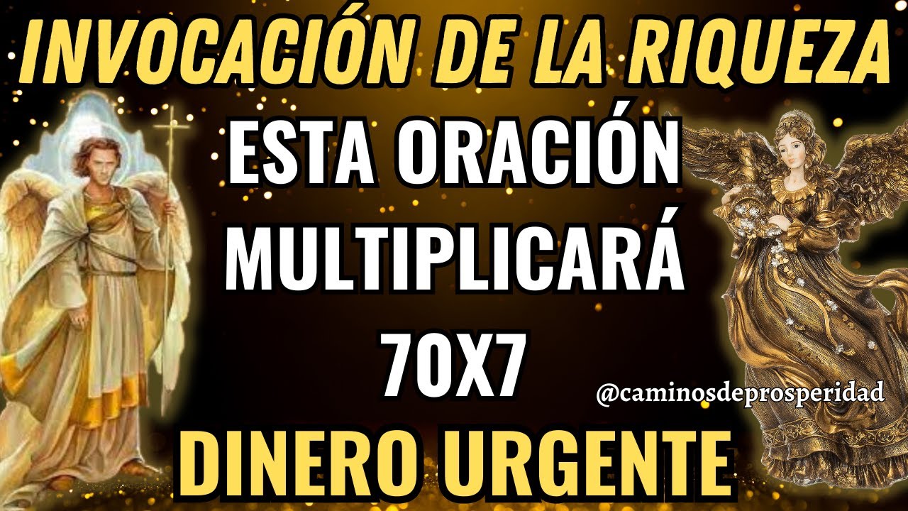 INVOCAÇÃO DE LA RIQUEZA✨URIEL Y ABUNDIA🍀TU DINERO MULTIPLICADO 70X7💰 PROSPERIDAD Y RIQUEZA DIVINA🌻💰🧲