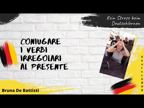 5^ lezione corso base gratuito di tedesco: coniugazione verbi tedeschi irregolari al presente.