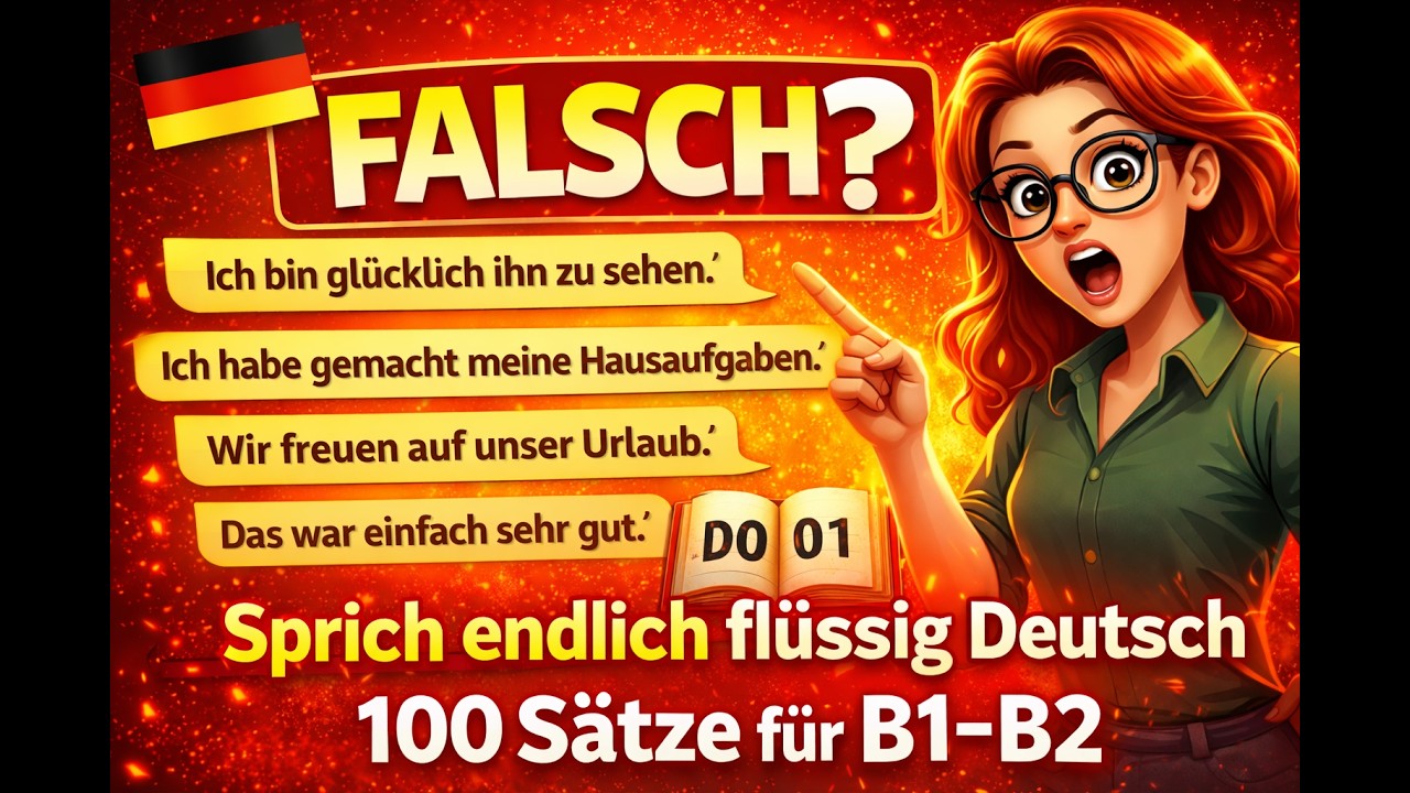 100 German B1-B2 Sentences 🗣️ | Learn German Made Easy! 🇩🇪