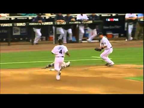 2009/06/06 Casilla's bunt single