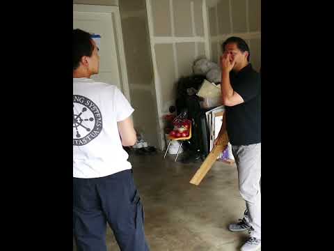 Guro Tim's Floro Fighting Systems FFS Cane Application with Spyderco Szabo Warrior Hawk Target Test