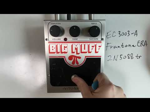 Electro-Harmonix Big Muff Pi V9 Early Version 9 EC3003-A board Frantone era REHOUSED Klon Klone Tribute image 5