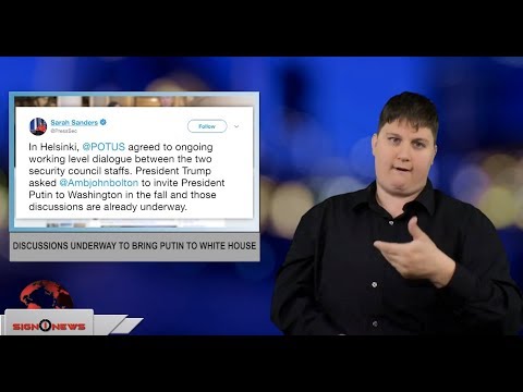Discussions underway to bring Putin to White House (ASL - 7.20.18)