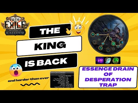 [PoE 3.25] This Essence Drain of Desperation Build is Rock Hard! 10 Million DoT Super Clearer + T17!