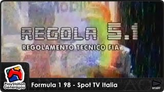 PlayStation - Formula 1 98 - Spot TV Italia (1998)