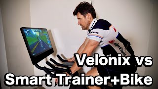 Is the All-in-One Better? | VeloNix Smart Bike vs. Bike + Trainer