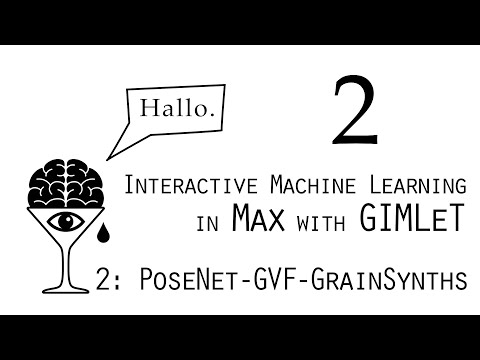 Interactive Machine Learning in Max with GIMLeT – Tutorial 2