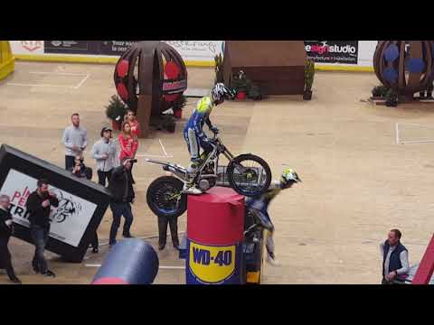 Miguel gelabert Sheffield indoor trials 2018. sherco