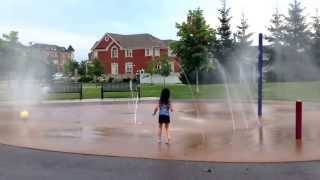 Splash park in Markham
