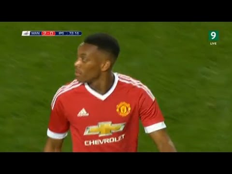 Anthony Martial contre Ispwich  23/09/2015 Capital One Cup