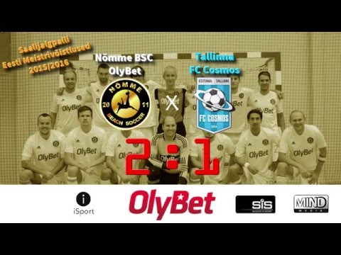 Nõmme BSC OlyBet - FC Cosmos 2:1 | Estonian Futsal Saaliliiga 2015/2016