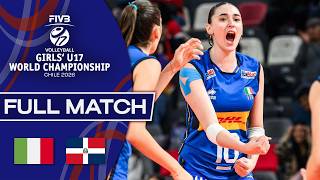 Italy vs. Dominican Republic - Pool Play | Girls' U17 World Championship - 2026