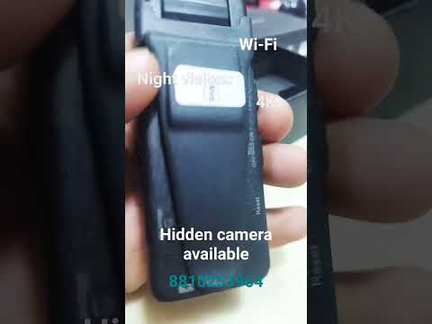 Black 1080 spy pocket camera, for security