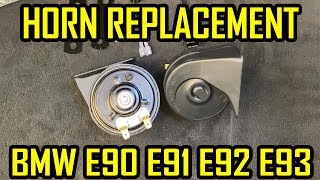 BMW E90 E91 E92 E93 Horn Replacement