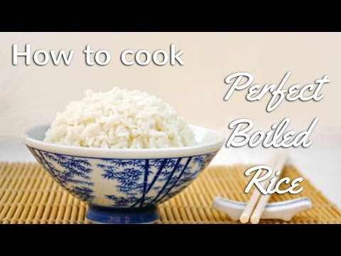 How to cook Perfect Boiled Rice | Chinese Recipes for All.com