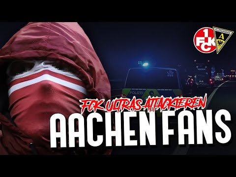 FCK-Ultras attackieren Aachen-Fans auf der Autobahn! (Hertha vs. Kaiserslautern)