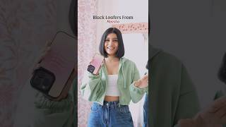 Black Loafers From Meesho #meesho #loafers #maryjane #meeshofinds #meeshoshopping