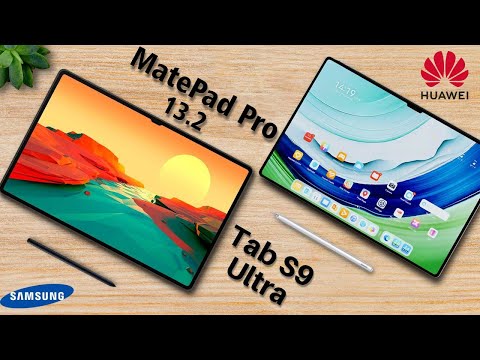 Comparison of Huawei MatePad Pro 13.2 and Samsung Galaxy Tab S9 Ultra tablets