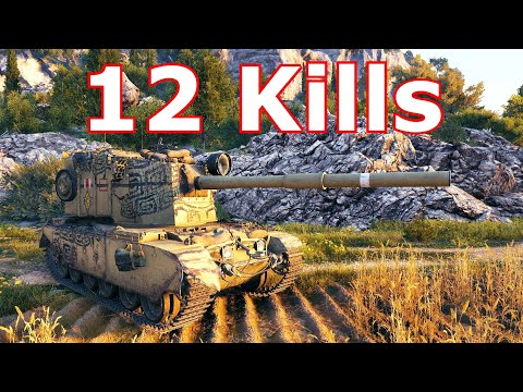 World of Tanks FV4005 Stage II - 12 Kills